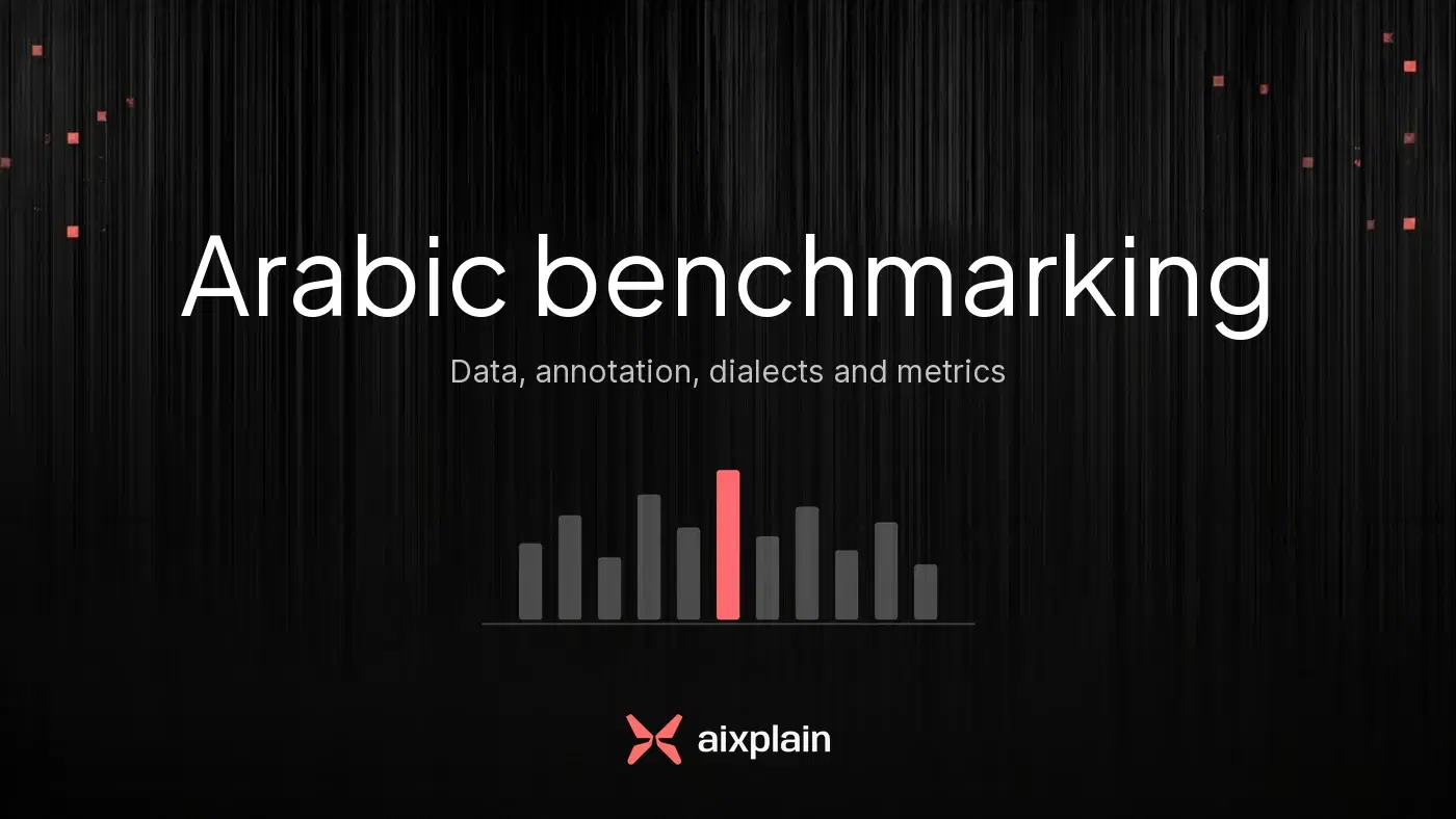 Arabic benchmarking: data, annotation, dialects and metrics